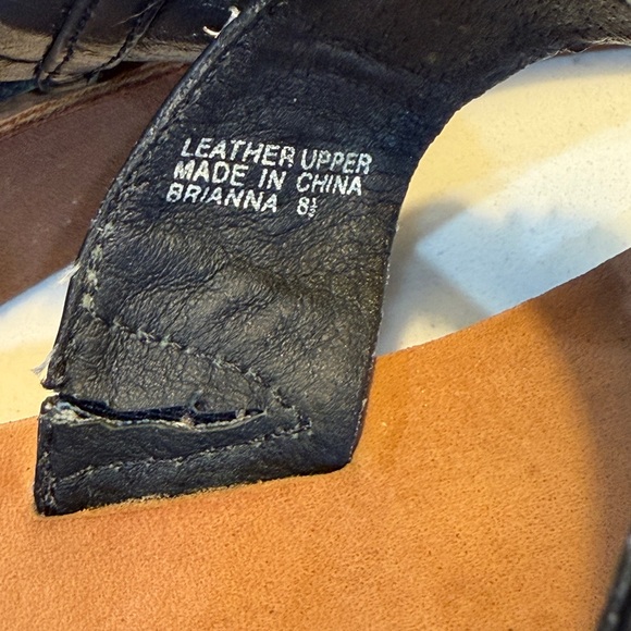 Yellow Box Leather Upper Rhinestone Embellished Sandals Boho chic Women Size 8.5 - Picture 5 of 11